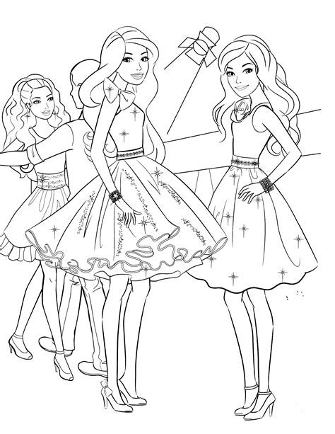 barbie coloring pages  printable