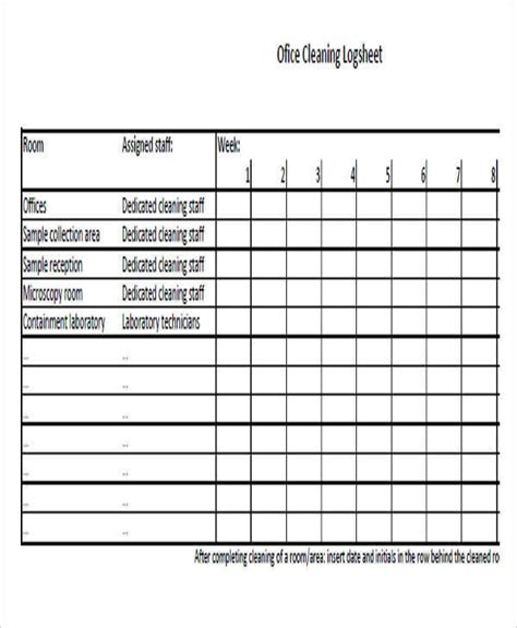 printable restroom cleaning log template launcheffecthouston