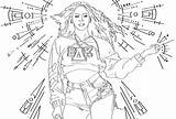 Beyonce Mae Jemison sketch template