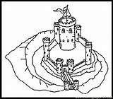 Moat Coloring Castle China Oring Online Printable Countries Color sketch template