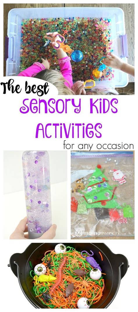 sensory kid activities  great  child development
