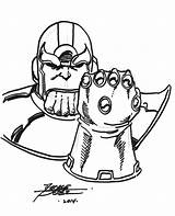 Thanos Gauntlet Druku Kolorowanki Historieta Designlooter Vengadores Dzieci Ych Doros Coloriages sketch template