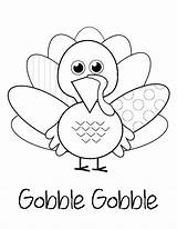 Thanksgiving Coloring Turkey Pages Printable Color November Printables Activities Kids Preschoolers Gobble Sheets Cute Crafts Print Drawing Craft Fall Preschool sketch template