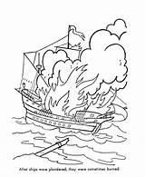 Sunken Pirat Fluch Karibik Ausmalbild Pirates Bahan Buku Ajar sketch template