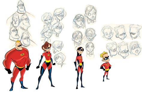 the incredibles by ~robbi462 character design and illustration the incredibles pixar