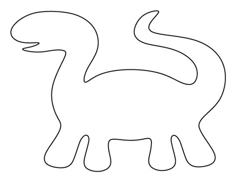printable dinosaur template