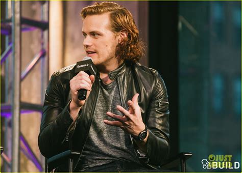 sam heughan talks about his outlander modesty pouch
