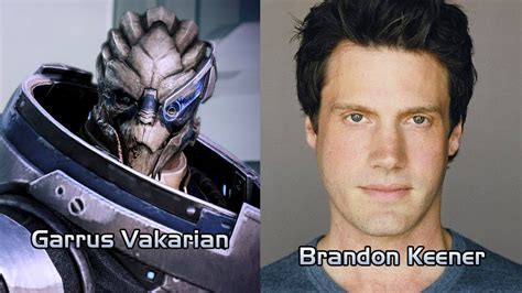 Mass Effect 3 Characters And Voice Actors Youtube