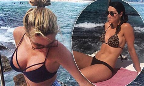 the bachelor s zilda williams and jacinda gugliemino flaunt their bikini bodies daily mail online