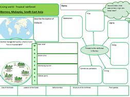 aqa geography paper  case study revision pack teaching resources