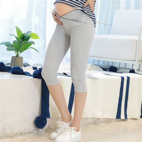 spring summer new maternity belly pants fashion skinny