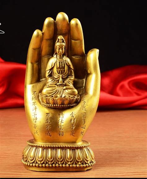 scy   copper buddha guanyin ornaments copper crafts ornament