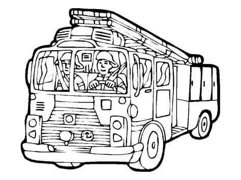 fire truck template printable clipart  clipart