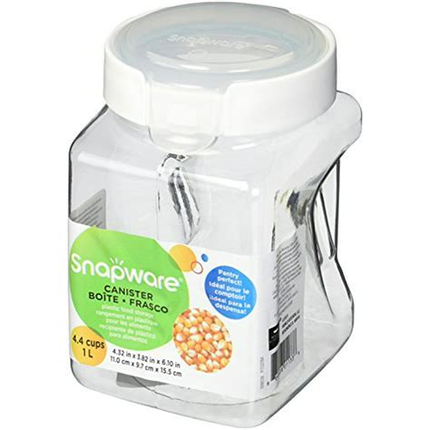 snapware   litre square grip canister walmartcom walmartcom