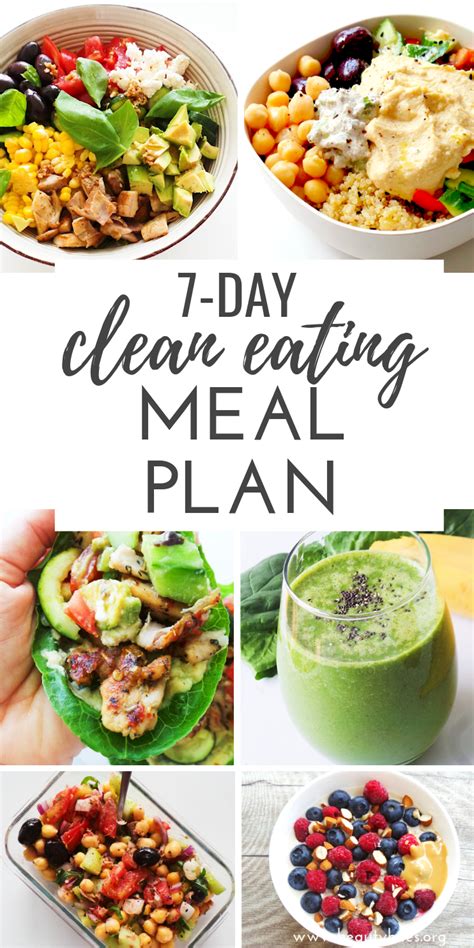 7 Day Clean Eating Challenge And Meal Plan 3 Beauty Bites
