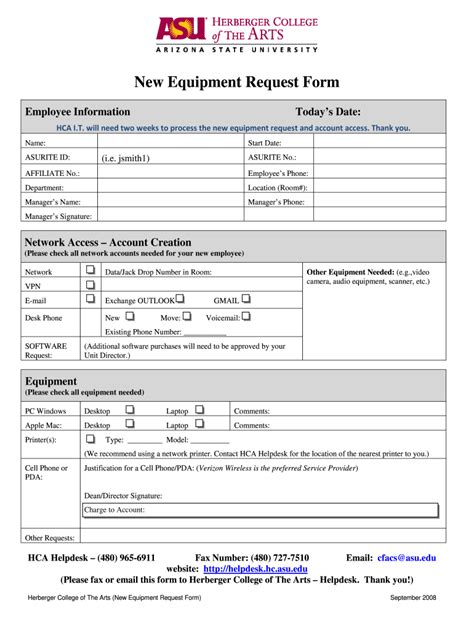equipment request form template excel fill  sign  dochub