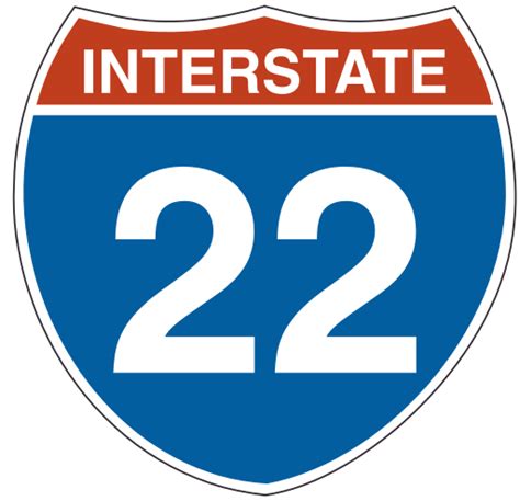us road signs interstate 2digit freeway