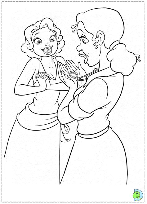 princess   frog coloring pages coloring home