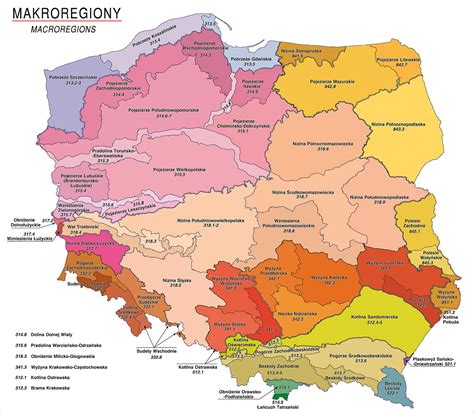 regionalizacja fizycznogeograficzna polski wikipedia wolna encyklopedia