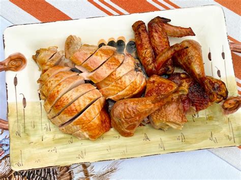 spatchcock smoked turkey recipe michael symon food network