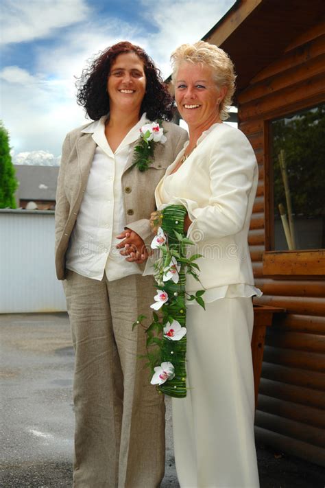 lesbische bruiden stock afbeelding afbeelding bestaande uit bigotry 1102773