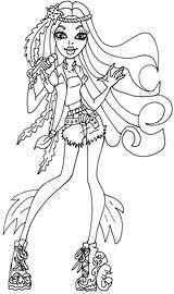Monster High Coloring Pages Madison Printable Fear Dolls Color Coloriage Print Drawings Sheets Barbie Doll Idéer Para Getcolorings Målarbilder Målarböcker sketch template