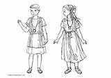 Roman Children Colouring Pages Ancient Rome Activity Clothing Clothes Coloring Kids Village Bulla Girl Child Greek Boy Romans Period Activityvillage sketch template