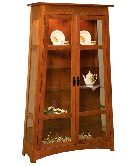 atwood curio cabinet amish direct furniture mission