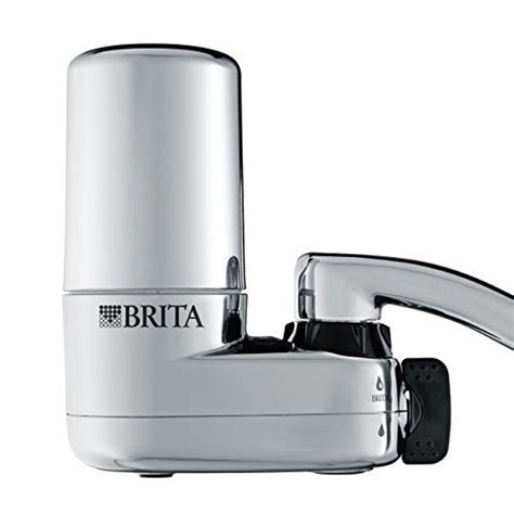 brita faucet water filter system  light indicator chrome