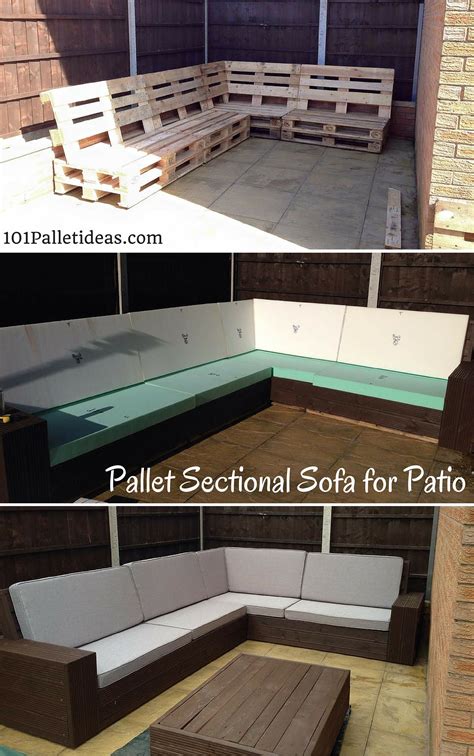 Pallet Outdoor Sectional Plans To Build Outdoor Sectional