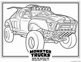 Monster Truck Coloring Pages Trucks Template sketch template