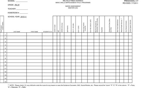 printablepreschoolassessmentforms preschool assessment preschool