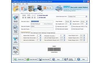 DRPU Barcode Software for Industrial (Non-Retail) Businesses screenshot #3