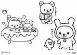 Rilakkuma Coloring Pages Book Bear Google Search Template Kawaii Kids sketch template