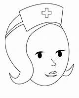 Nurse Clipart Line Library Coloring Pages sketch template