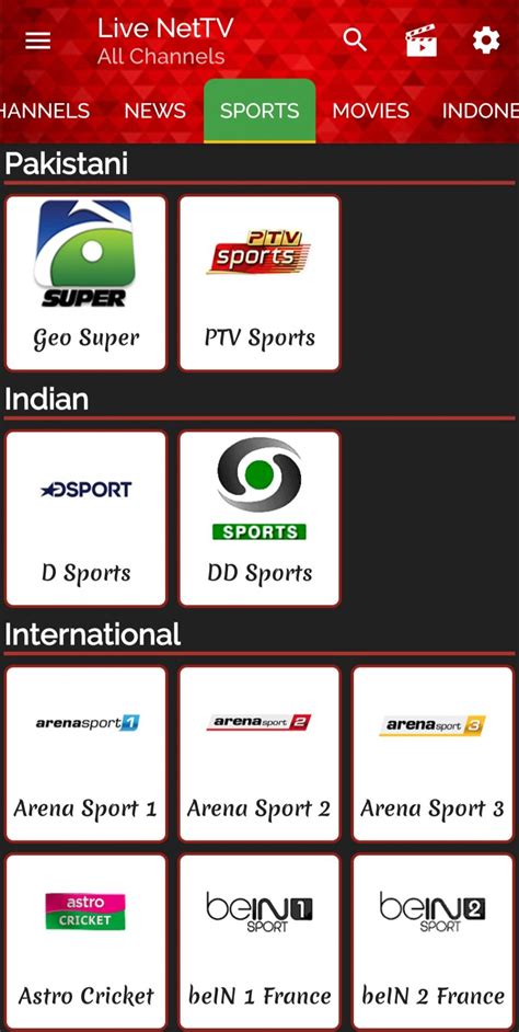 nettv   sports   tv channels apk technical sindh
