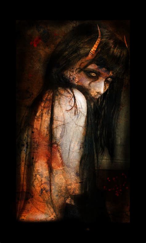 Demoness By Mintmongoose On Deviantart Horror Art