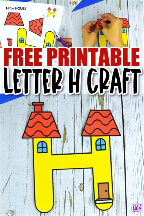 printable letter  craft template   letter  crafts