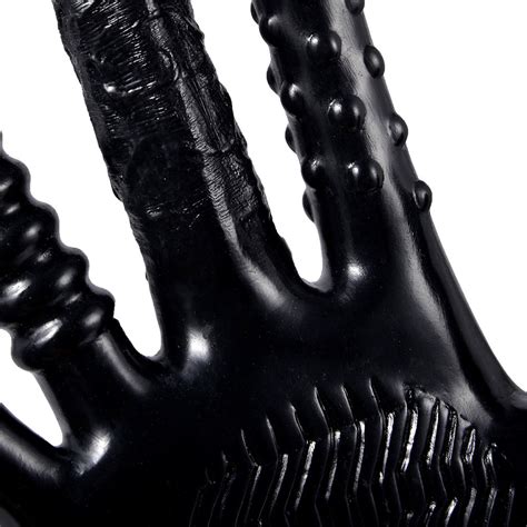 Vibrating Sex Glove Masturbation Finger Gloves G Spot Stimulator Adult