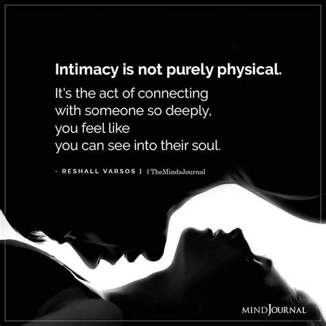 Intimacy Is Not Purely Physical Intimacy Quotes Meant To Be Quotes