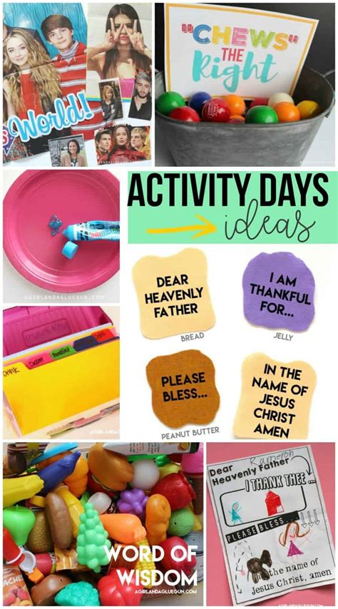 activity days ideas  girl   glue gun