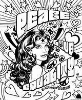 Power Girl Coloring Equality Pages Peace Parvis Sarah Printable Drawing Prints Getdrawings Book sketch template