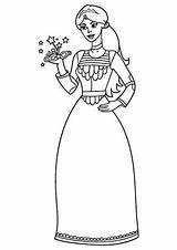 Prinzessin Emmy Ausmalbild Ausmalen Peaksel sketch template