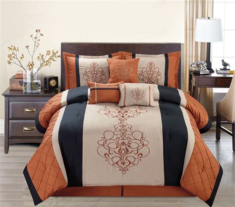 list  rust colored bedding