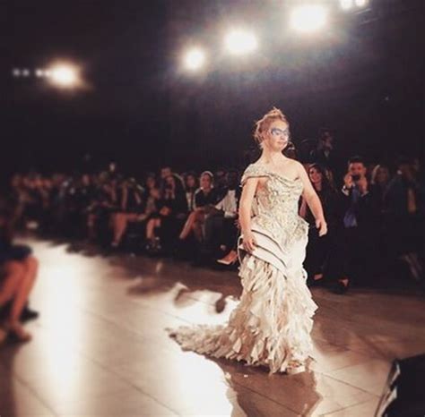 madeline stuart model with down syndrome walks runway at new york fashion week