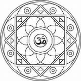 Mandalas Mantra Coloriages Sagrado Yin Proteccion Inspirado Visitar Recomendados Kategorien sketch template