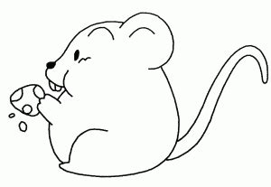 mouse coloring pages  color mouse kids coloring pages