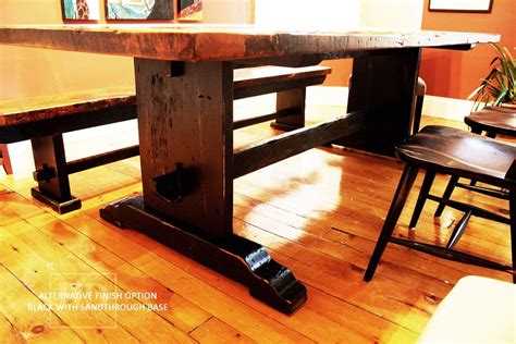 reclaimed wood table ontario rustic farmhouse  blog
