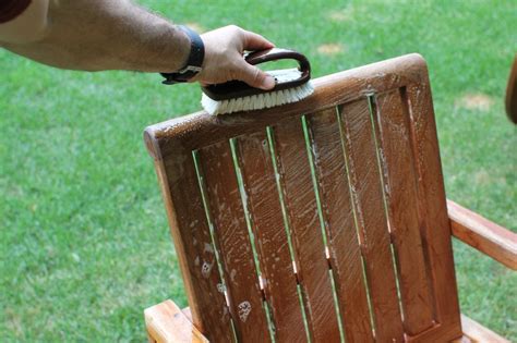 clean teak outdoor furniture  basic woodworking