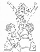 Cheerleading Cheerleader Cheer Animadoras Meninas Torcida Coloring4free Tudodesenhos Giochiecolori Danza Ballo Colorir Megaphones sketch template